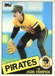 1985 Topps Baseball Cards      490     Jason Thompson
